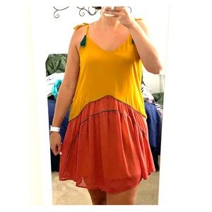 Spaghetti Strap Tassel Dress